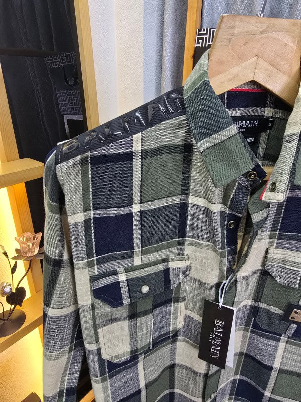 Ballmaiin Check Cotton Shirt 09