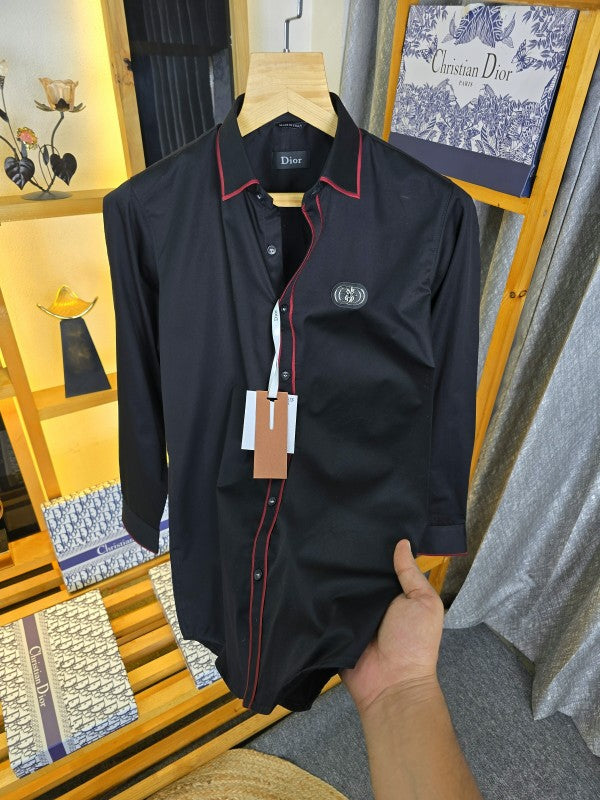 Diiorr Red Pt Logo Shirt Black
