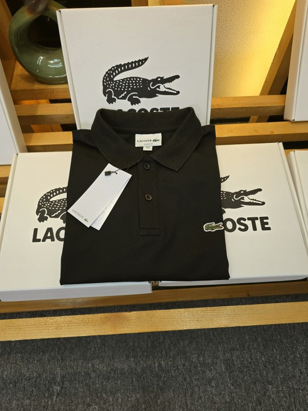 Lacostta Collar T Shirt Black