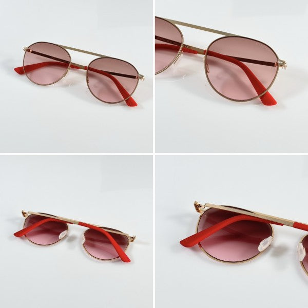 Polliice Gold Pink Sunglasses