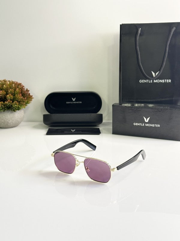 Gentlle Monstter Gold Purple Sunglasses