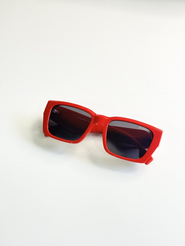 Burrberyy Red Black Sunglasses