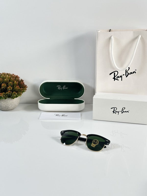 Rayyban Black Green Glass Sunglasses