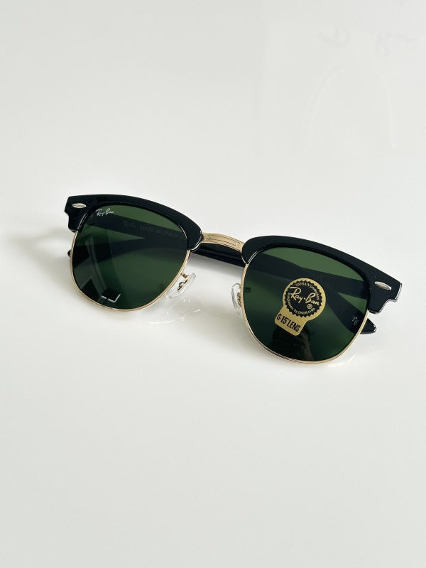 Rayyban Black Green Glass Sunglasses