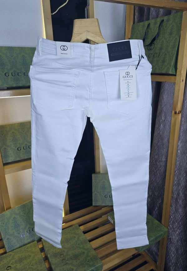 Guccii Jeans White