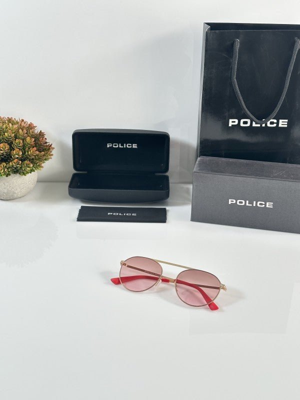 Polliice Gold Pink Sunglasses