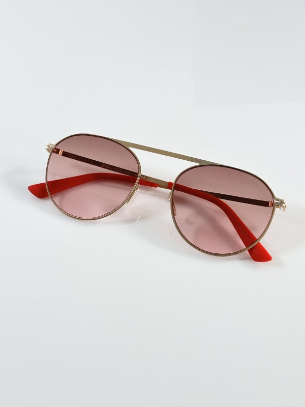 Polliice Gold Pink Sunglasses