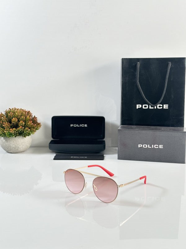 Polliice Gold Pink Sunglasses