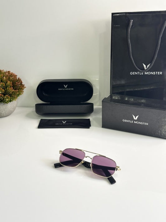 Gentlle Monstter Gold Purple Sunglasses