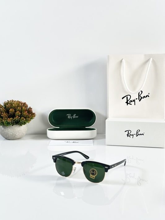 Rayyban Black Green Glass Sunglasses