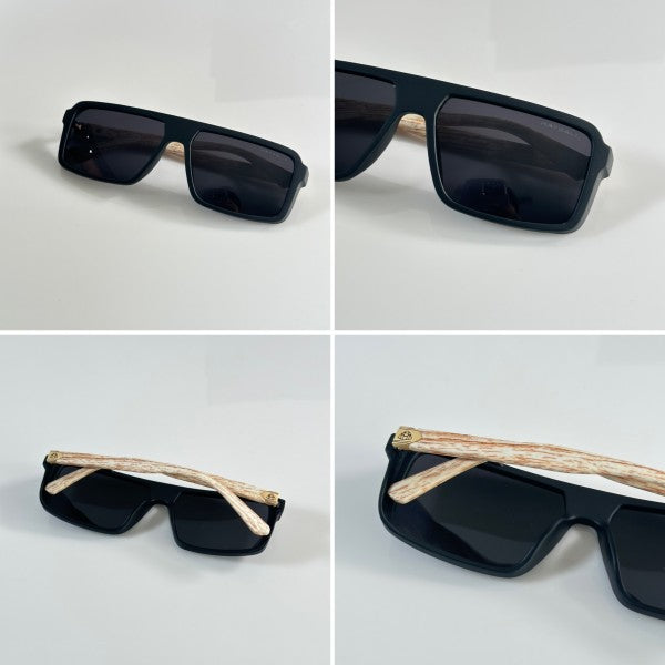Mayybach Wood Black Sunglasses