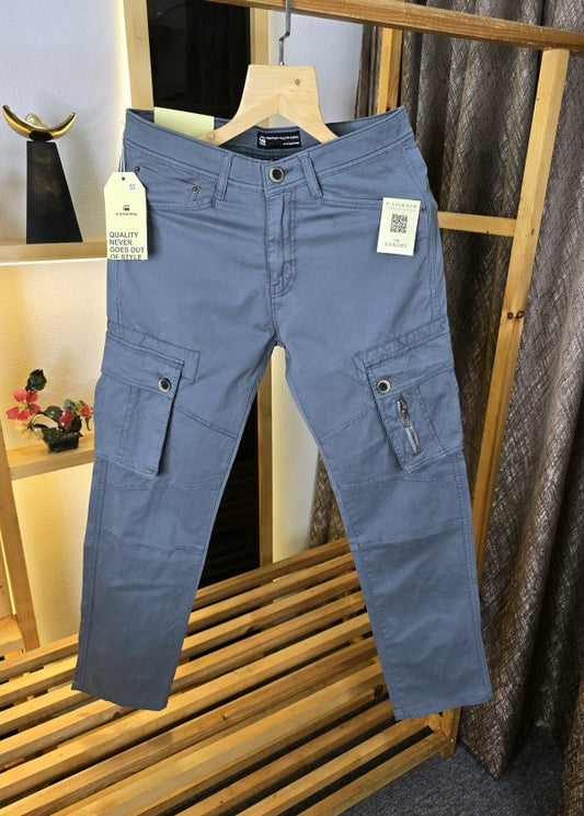 G Sta r Cargo Pant Blue Grey