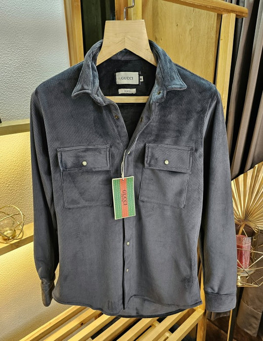 GUCCII IMP CORDUROY SHIRTS GREY