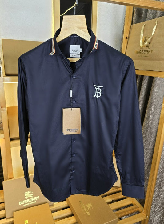 Burbeery Collar Shirt Navy